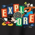 thumbnail image 3 of Disney - Mickey & Pluto - Explore Around You - Youth Crewneck Fleece Sweatshirt, 3 of 5