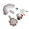thumbnail image 3 of Sonajero para cochecito, juguete colgante con forma de Animal lindo, felpa suave, juguetes colgantes para bebé, para cochecito, cama, búho gris, 3 of 5