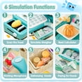 thumbnail image 3 of Juego de juguetes de caja registradora STACTCUTE de 49 piezas para juegos de simulación con calculadora real, 3 of 5