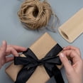 thumbnail image 2 of 30 Meters Brown Kraft Wrapping Paper Roll Parcel Art Craft 30Cm, 2 of 6