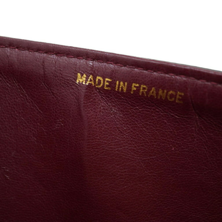 CHANEL Matelasse Chain Backpack Leather Purple Purse 90195358