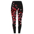 thumbnail image 5 of Tauxra Yoga Pants for Women High Waist Heart Print Loose Fit Long Leggings for Gym Running and Casual Leisure Wear, 5 of 9