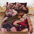thumbnail image 6 of Hazbin Hotel 3-Piece Bedding Set Soft Warm And Comfortable Soft Bed Set with 1 Duvet Cover And 2 Pillowcases for Bedroom, 6 of 7