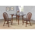 thumbnail image 2 of Andrews Arrowback Windsor Dining Side Chair Chestnut Brown Solid Wood Set of 2, 2 of 5