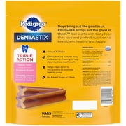 Pedigree Dentastix Dental Chews for Dogs, Small and Toy Breed, Bacon & Chicken, 17.7 oz. Bag