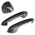 thumbnail image 4 of Car Door Handle Cover Exterior Side Door Handle Cover Side Door Handle Protector Carbon Fiber Side Door Handle Trim 1Pair Car Modification Carbon Fiber Door Handle Cover Trim For, 4 of 8