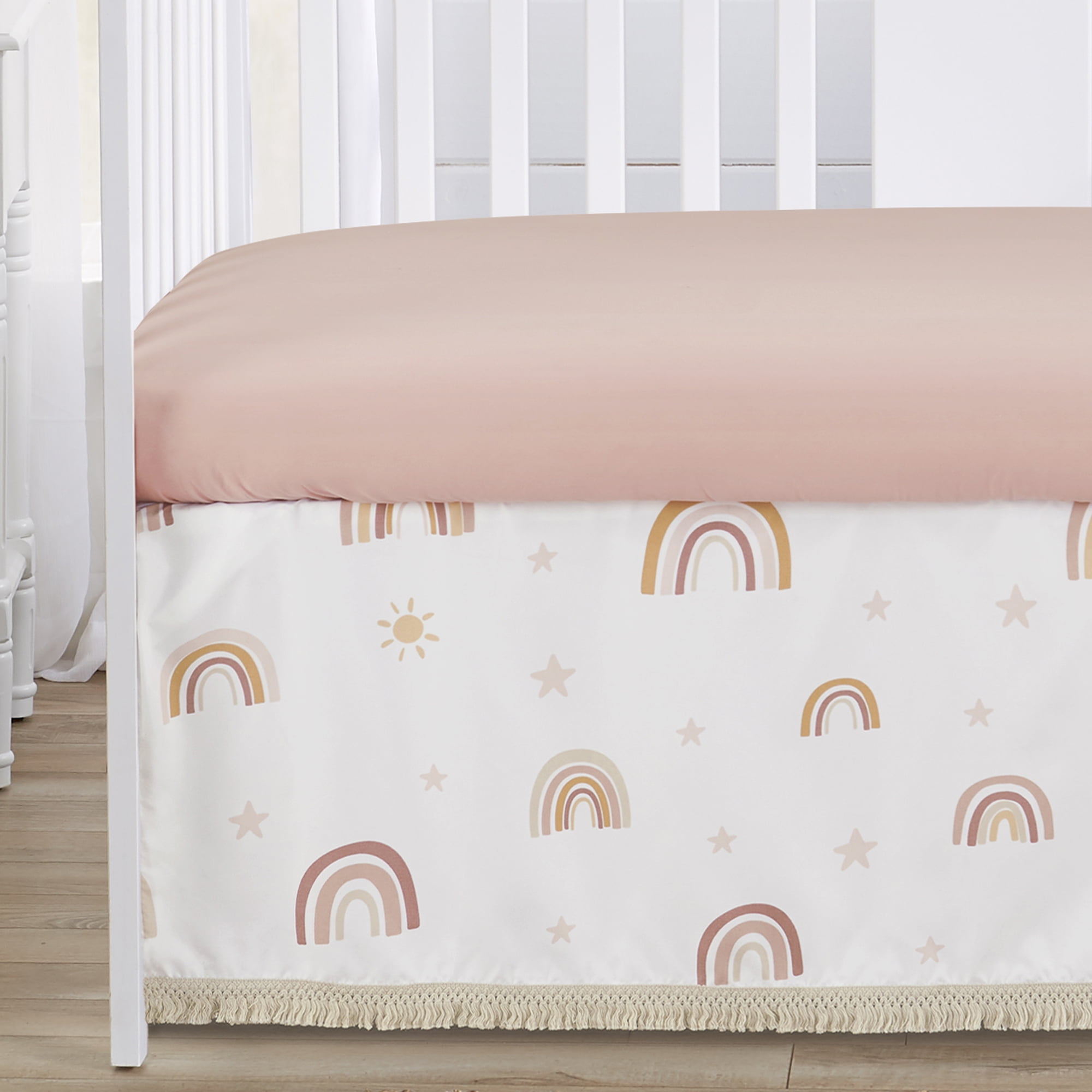 Rainbow cot bedding sale