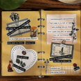 thumbnail image 3 of 30 Sheets Retro Phrase Stickers Vintage Junk Journal Stickers Decorative DIY Diary Album Scrapbooki, 3 of 4