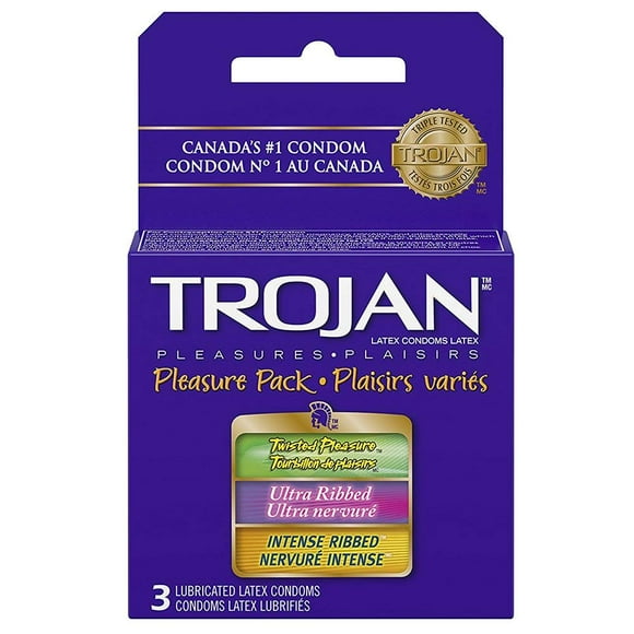 994119 Trojan Pack de Plaisir 3'S Préservatifs