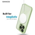 thumbnail image 4 of for iPhone 15 Pro Case Clear Magnetic Compatible with Magsafe, Thin Slim Transparent Non Yellowing, Hybird Soft Silicone Bumper & Hard Plastic Protective Cover for Women, Mint Green, 4 of 13