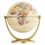 Exerz Mini Antique Globe 4-inch / 10 cm - Swivels in All Directions Educational, Decorative, Unique, Small World, Desktop, Vintage (Mini Antique Globe)