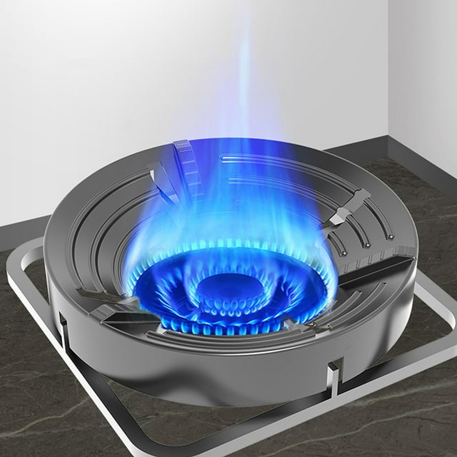 Energy Saving Cover Gas Stove Rack Accessories Heat Insulation Energy Gathering Round Aggregate Fire Reflection Gas Stove(Five Opening)