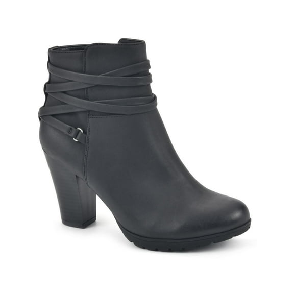 White Mountain Womens Spade Faux Leather Booties Ankle Boots