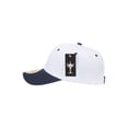 thumbnail image 5 of Adjustable Baseball Structured Cap Hat,White Navy, 5 of 5