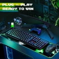 thumbnail image 6 of Redragon S107-BA Gaming Keyboard and Mouse Combo Wired membrane RGB LED Backlit Keyboard 3200 DPI Gaming Mouse, 6 of 7
