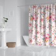thumbnail image 3 of Waterproof Pioneer Shower Curtain 72x84 Inch Polyester Unique Cute Floral Shower Curtain for Bathroom Hotel Home Decor with 12 Plastic Hooks, 3 of 5