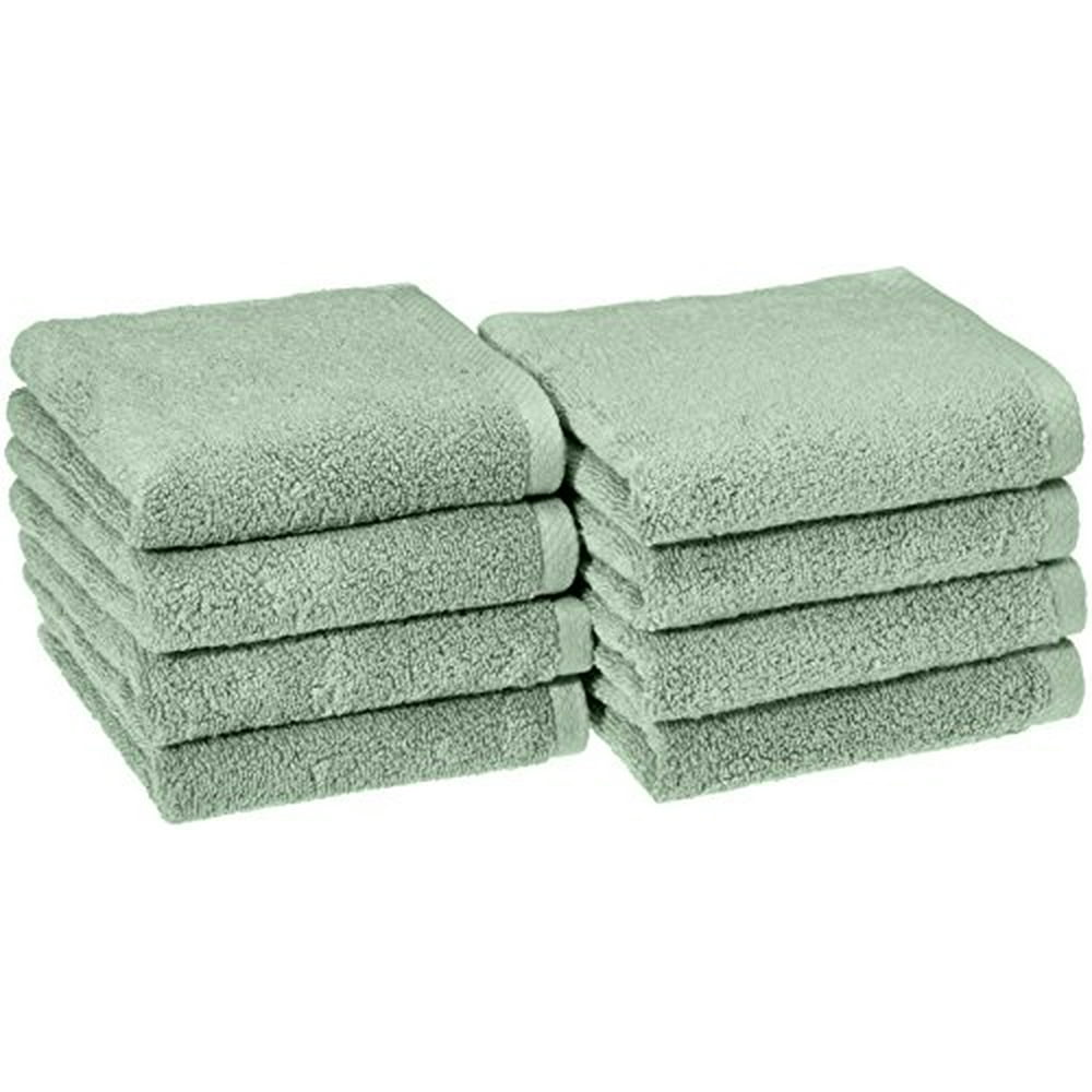 Basics QuickDry, Luxurious, Soft, 100 Cotton Towels, Seafoam Green