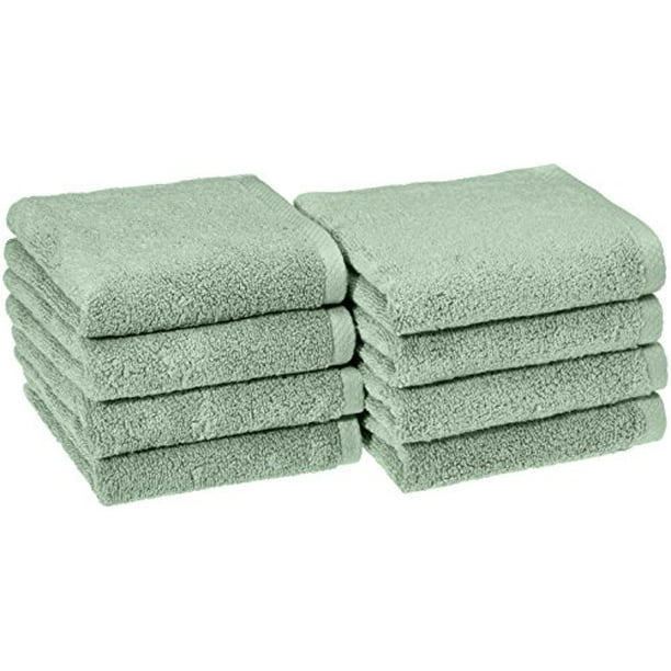 Basics QuickDry, Luxurious, Soft, 100 Cotton Towels, Seafoam Green