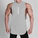 thumbnail image 2 of Deportes Tank Top Impresión de Cuello Redondo Entrenamiento de Fitness Casual Top de Secado para Hombres, Mezcla de Poliéster Spandex, 2 of 9