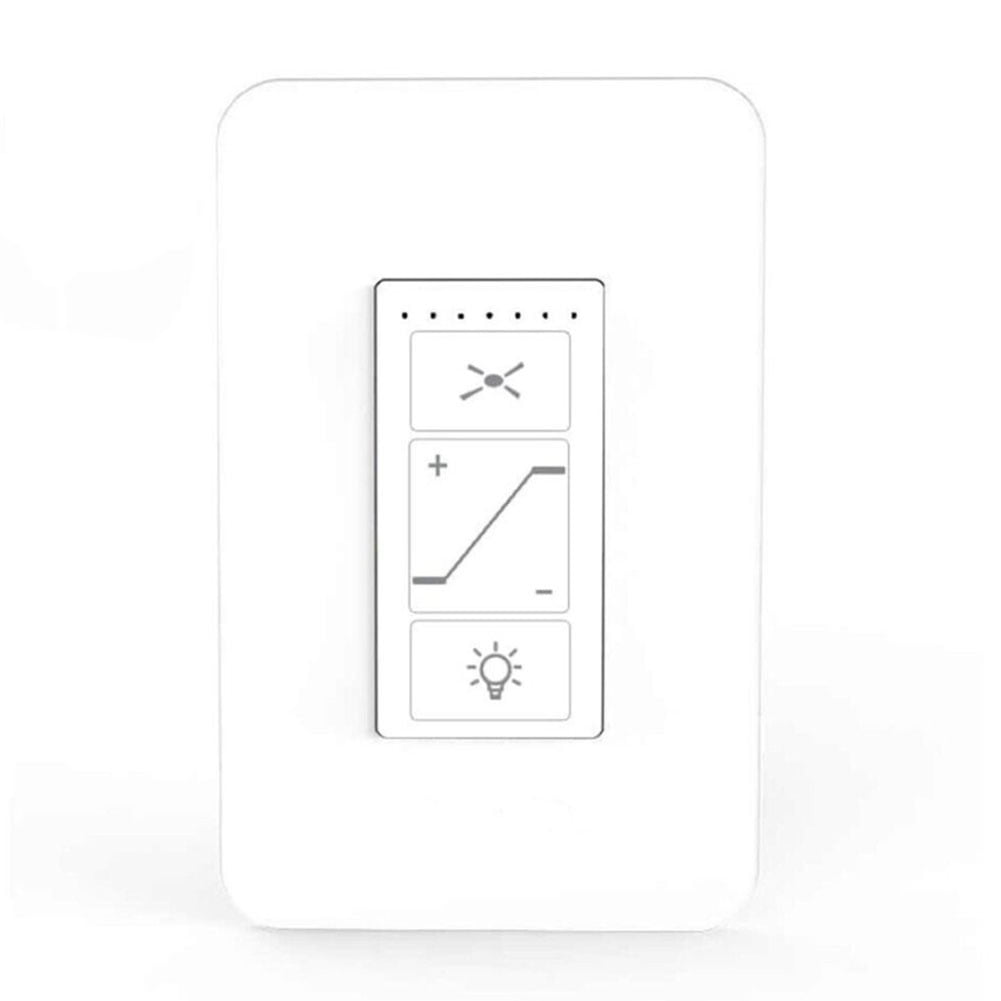 Ana Ceiling Fan & Dimmer Wall Switch, 2 in 1 Light and Fan Combination Light Switch