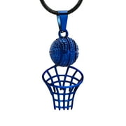 Personalize Stainless Steel Basketball shooting Urn Pendant Necklace for Cremation Ashes Keepsake Memorial Jewelry