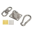 thumbnail image 2 of Hammock Chair Hanging Kit, Multi Purpose Anti Rust High Hardness Ceiling Hanging Kit 551LB Load Capacity  for Punching Bag, 2 of 7