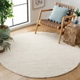 thumbnail image 2 of SAFAVIEH Natura Fredrick Striped Area Rug, Ivory, 6' x 6' Round, 2 of 8