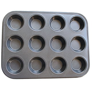 GDDGCUO Mini Muffin Pans, Nonstick Carbon Steel Mini Cupcake Pan Set, 24  Cup Mini Muffin Tin for Homemade Mini Muffins, Small Cupcakes, Tarts and  Keto