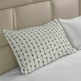 thumbnail image 2 of Arrow Knitted Quilt Pillowcover, Various Arrow Patterns on Retro Background Tools Boho Style Art, Standard King Size Pillow Cover for Bedroom, 36" x 20", Pale Beige Black, by Ambesonne, 2 of 2