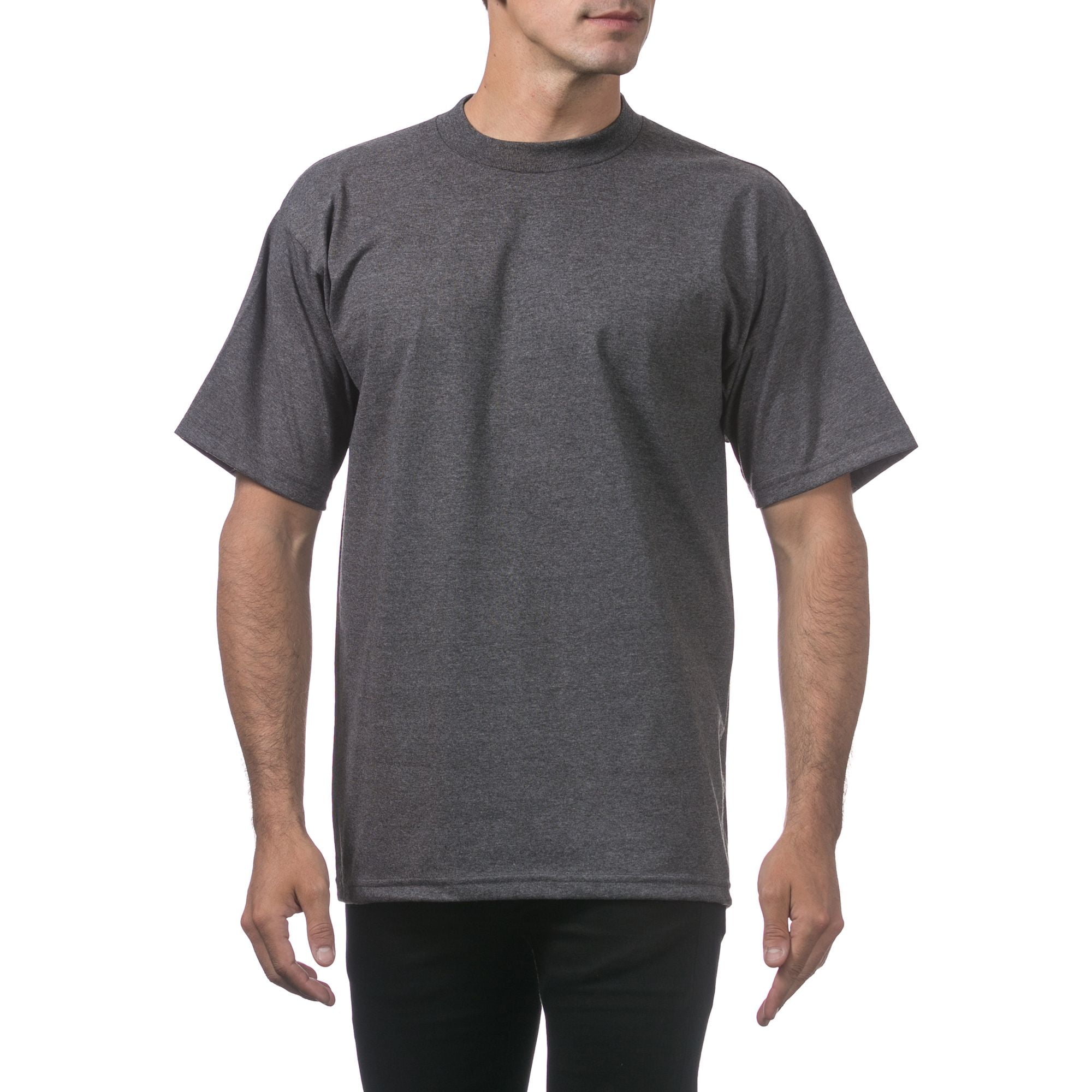 Pro Club Men's 3-Pack Heavyweight Cotton Crew Neck T-Shirts