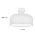 thumbnail image 6 of FRCOLOR Transparent Glass Cake Cover with Round Handle and Dustproof Design for Cake Use 18CM Diameter, 6 of 10