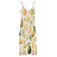 thumbnail image 5 of Various Fruits Sleeveless Dress Woman Fashion Long Dresses Women's Summer Suit Dress Summer 2025 Women, 5 of 7