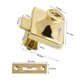 thumbnail image 4 of Elegant Gold Glass Door Lock Latch with Keys for Display Case Wine Cellar, 4 of 10
