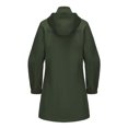 thumbnail image 7 of Womens Waterproof Trench Coats Detachable Hood Long Windbreaker Raincoat Lightweight Zipper Fall Hiking Jackets Army Green, 2XL, 7 of 7
