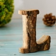 thumbnail image 3 of Letras de madera talladas a mano, puerta numerada con las letras del alfabeto, el nombre flota L, 3 of 8