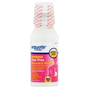 Equate Regular Strength Dye-Free Stomach Relief Liquid, 262 mg, 8 Oz
