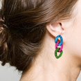 thumbnail image 4 of AOOOWER Fashionable Candy Tone Chain Earrings Accessory To Enhances Your Outfits Charm, 4 of 11