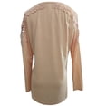thumbnail image 5 of Blusa holgada de manga larga con encaje delgado de color sólido a la moda para mujer Fridja  hj1773, 5 of 5