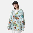 thumbnail image 3 of Vsdgher Cartoon Car Racing Print Adult Hoodie Shirts Rash Guard for Men Women,Long Sleeve Sun Protection Fishing Shirts for Athletic Running Swim-Medium, 3 of 7