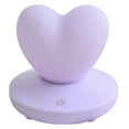 thumbnail image 1 of Coofit Silicone Night Light Heart: Touch Control Nursery Light Table Lamp for Valentine, 1 of 10