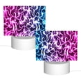 thumbnail image 2 of Haiem Blue Lightning Pattern Acrylic Night Light Gift with 3 Color ModesTouch-Sensitive LED Lamp Perfect Gift for Mother's Day, Birthday, or Christmas, 2 of 9