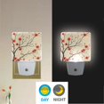 thumbnail image 2 of Yayeee LED Plug in Night Light for The Home with Auto Dusk to Dawn Light Sensors, 2 Pack, Red Floral Pattern, 2 of 6