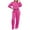 Hot Pink, variant on Kaemgyyd 2 Piece Sets for Women Fall Fashion Sweatsuit Crewneck Cropped Sweatshirts Wide Leg Pants Lounge Matching Tracksuit Sets