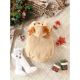 Baby Sweetie Baby Girls Rompers Christmas Clothes Deer Pattern Zipper