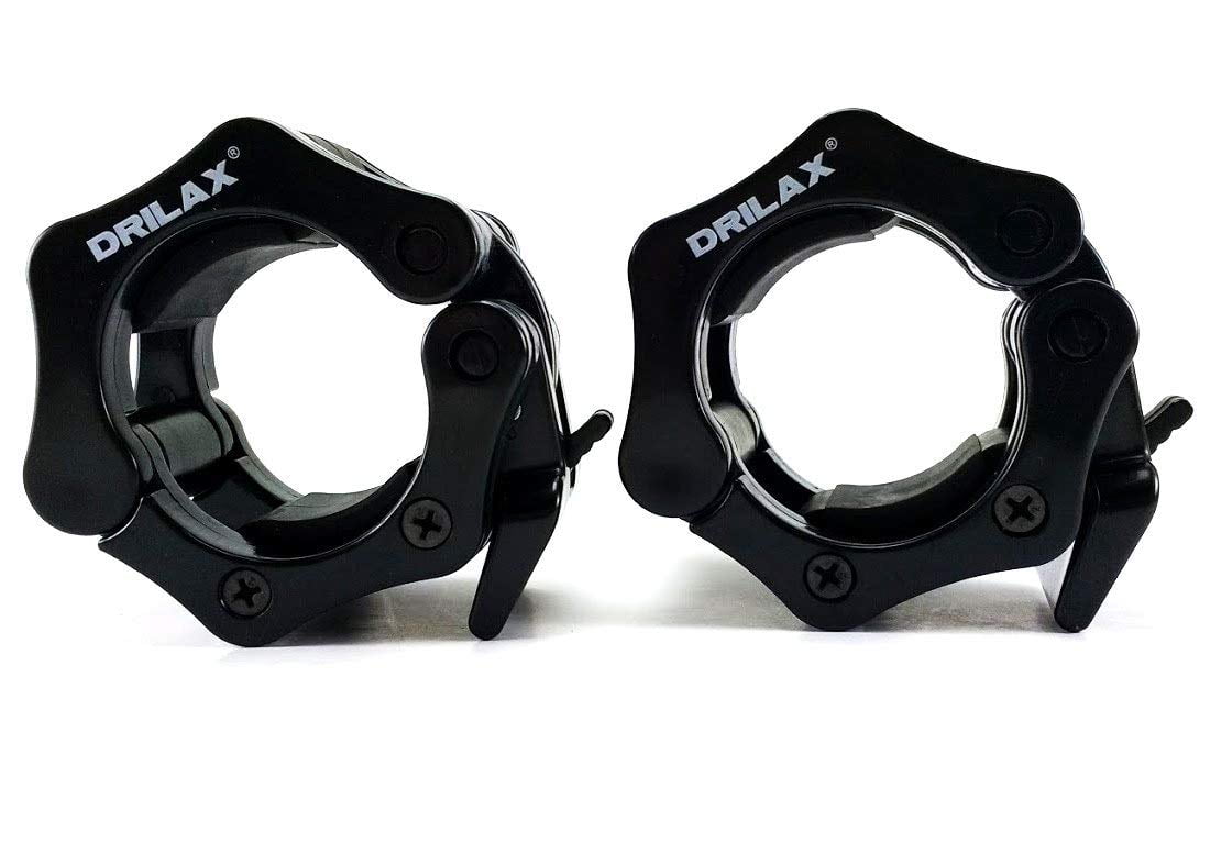 IKAAR 2pcs Barbell Collars 2inch Olympic Barbell Clamp Locking Collar