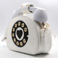 thumbnail image 2 of YOUI-GIFTS Retro dial telephone Crossbody Shoulder Bag,Pu Movable microphone Purse for Women, 2 of 5