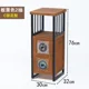 thumbnail image 1 of Gabinete de madera maciza de hierro forjado, gabinete lateral retro para dormitorio, gabinete de almacenamiento pequeño y sencillo pintado, 1 of 4