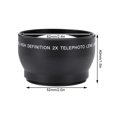 thumbnail image 4 of Magnification 2x 2x 2x HD TELE CONVERTER LENS TEMBLAGE HAUT DÉFINITION POUR LES, 4 of 7