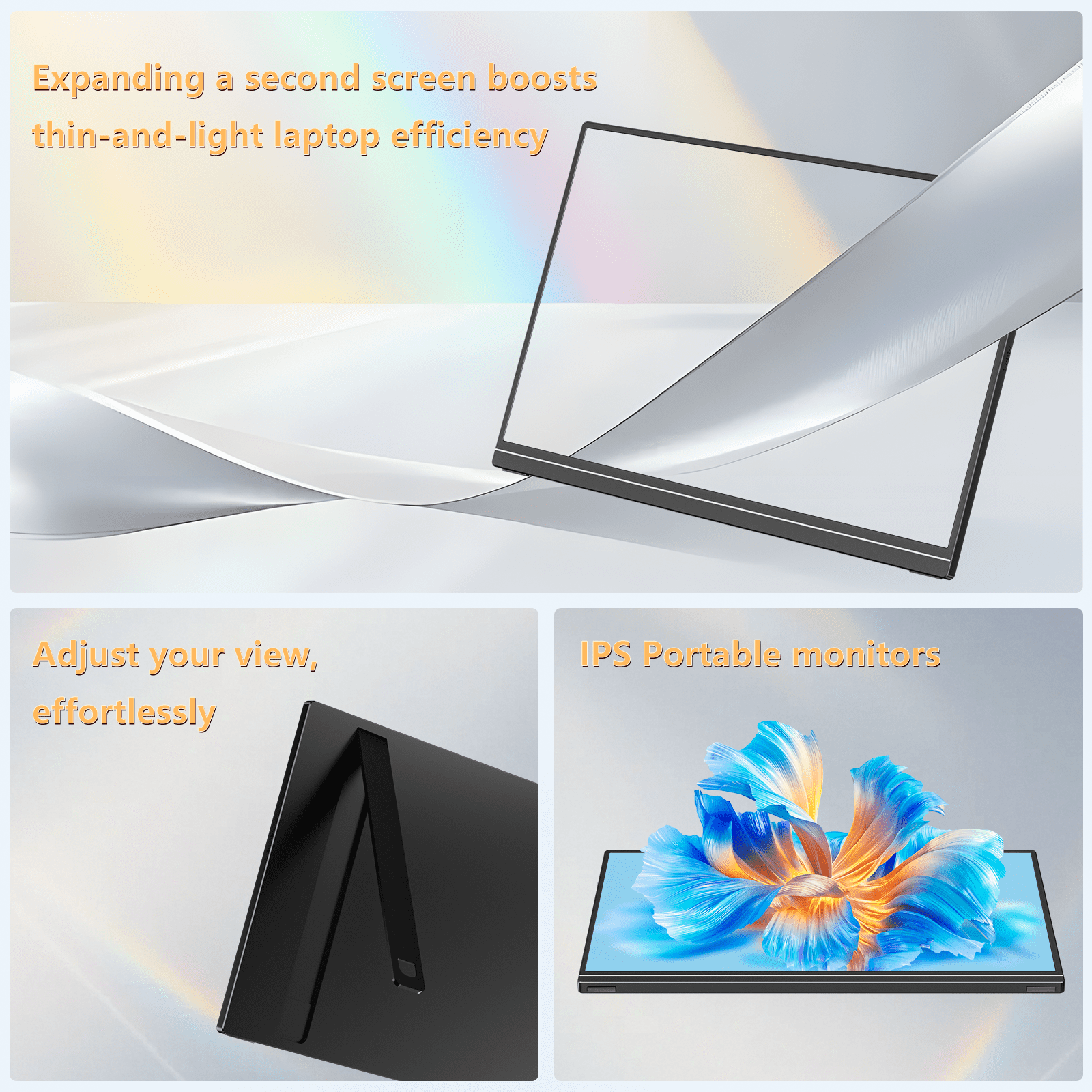 16" 1920x1200P IPS Gaming Computer Monitor with Kickstand
