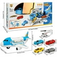 Transport Cargo Airplane Toys Carrier Vehicle with 4 Small Toy Cars